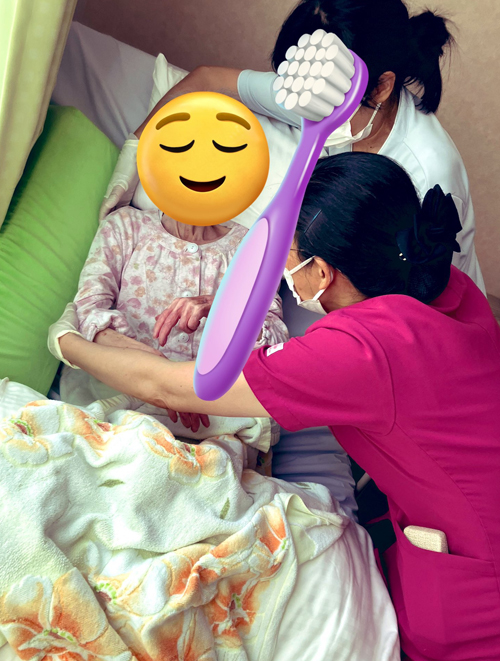 に往診に来て頂いています