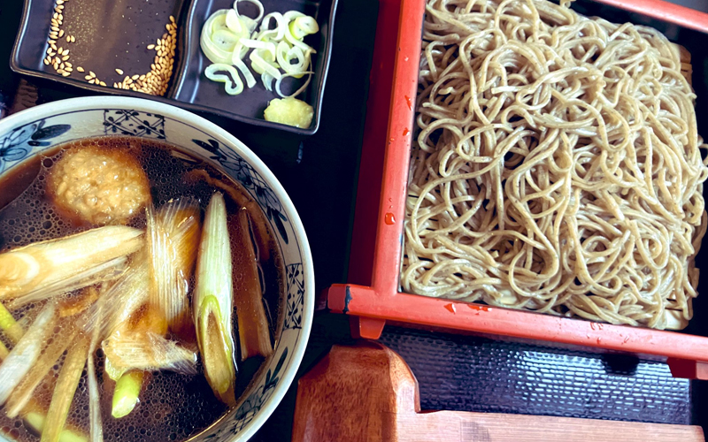 近所の蕎麦屋さんに行きました。