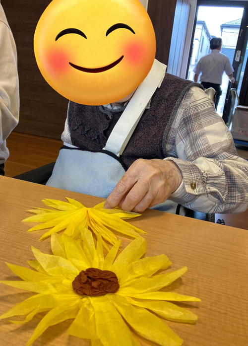 向日葵🌻の飾り付け